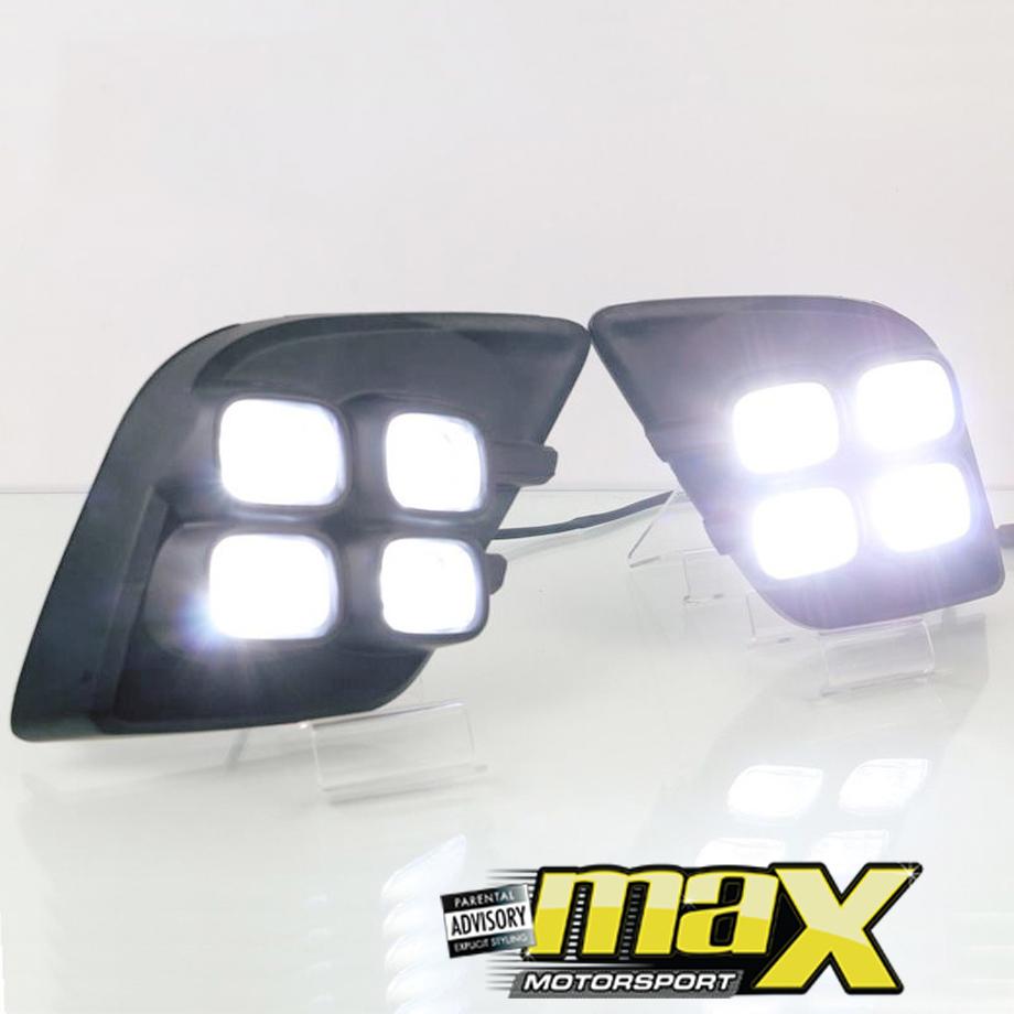 Toyota Hilux Revo (16-18) DRL LED Fog Lamps Max Motorsport