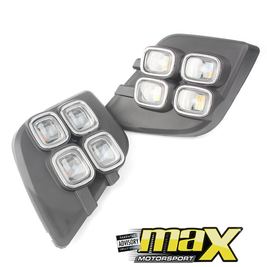 Toyota Hilux Revo (16-18) DRL LED Fog Lamps Max Motorsport