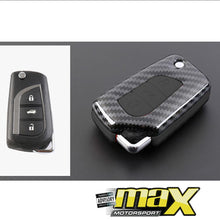 Load image into Gallery viewer, Toyota Hilux Revo (16-On) Carbon Fibre Key Case Cover maxmotorsports
