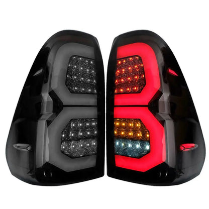 Toyota Hilux Revo (16-On) Smoked Black LED Taillights Max Motorsport