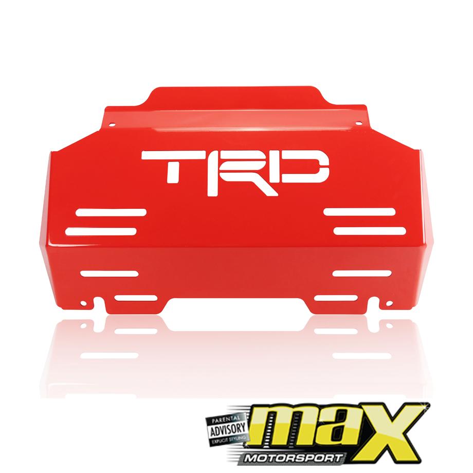 Toyota Hilux Revo (16-On) TRD Skid Plate (Red) maxmotorsports