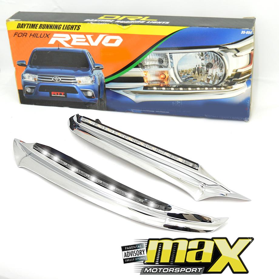 Toyota Hilux Revo (2015-2018) DRL LED Headlight Strip maxmotorsports