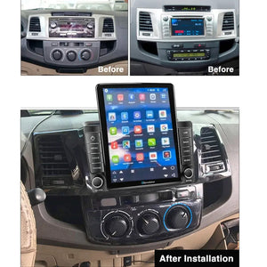 Toyota Hilux (05-14) - Roadstar 9.5 Inch Tesla Style Android Entertainment & GPS System Max Motorsport
