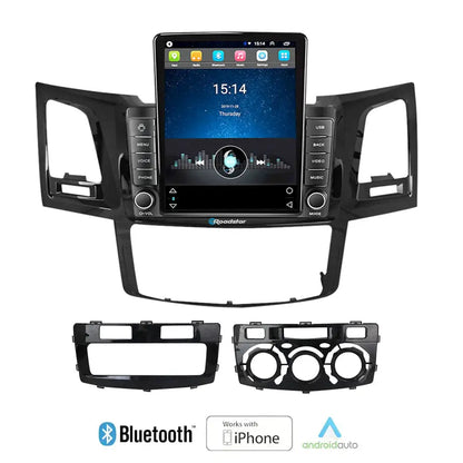 Toyota Hilux (05-14) - Roadstar 9.5 Inch Tesla Style Android Entertainment & GPS System Max Motorsport