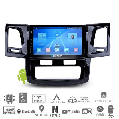 Toyota Hilux (08-14) - 9 Inch Roadstar Android Entertainment & GPS System (AC) Roadstar
