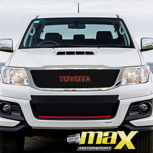 Toyota Hilux (11-15) Chrome Grille maxmotorsports