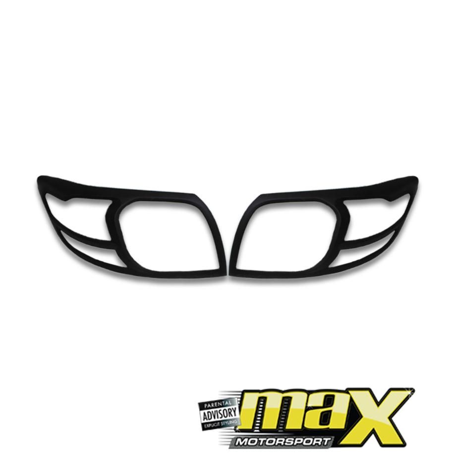 Toyota Hilux (12-16) Matte Black Headlight Surrounds maxmotorsports