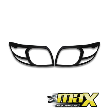 Toyota Hilux (12-16) Matte Black Headlight Surrounds maxmotorsports