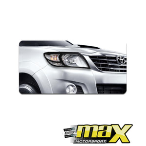 Toyota Hilux (12-16) Matte Black Headlight Surrounds maxmotorsports