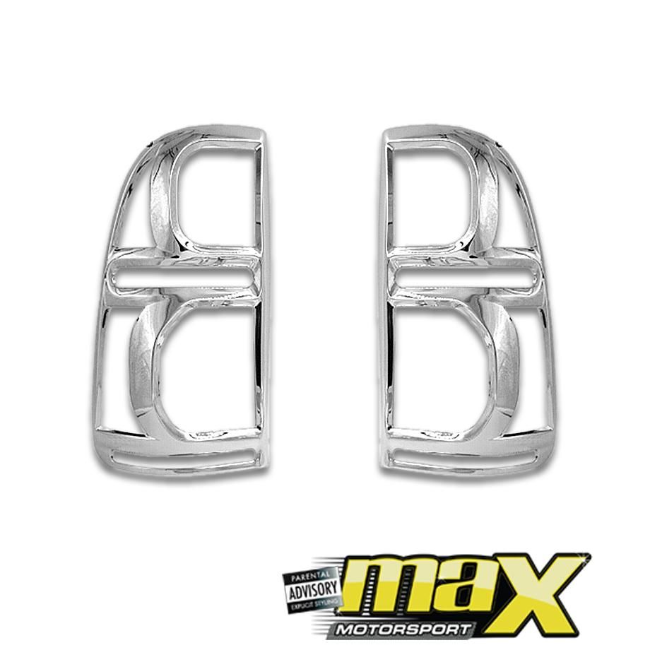 Toyota Hilux (13-15) Chrome Tail Lamp Surrounds maxmotorsports