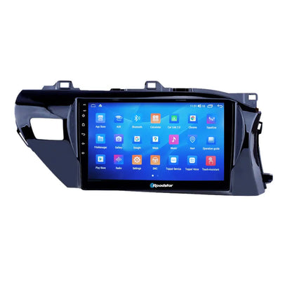 Toyota Hilux (15-21) - 10.1 Inch Roadstar Android Entertainment & GPS System With Voice Command Max Motorsport