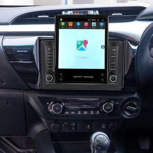 Toyota Hilux (15-21) - Roadstar 10.1 Inch Tesla Style Android Entertainment & GPS System Max Motorsport