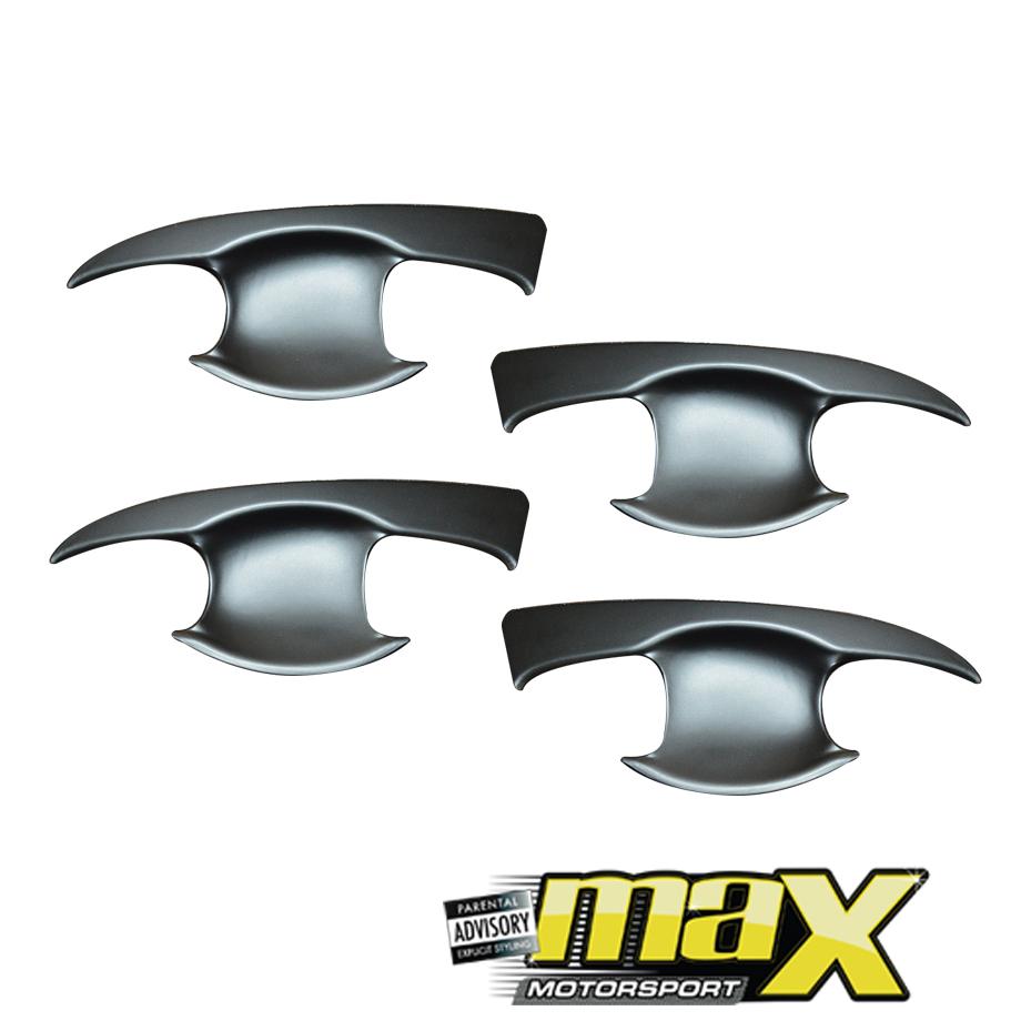 Toyota Hilux (16-On) Matte Black Door Cups maxmotorsports