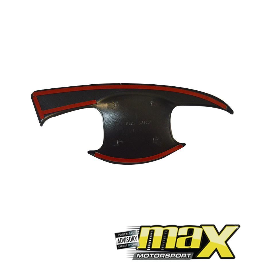 Toyota Hilux (16-On) Matte Black Door Cups maxmotorsports