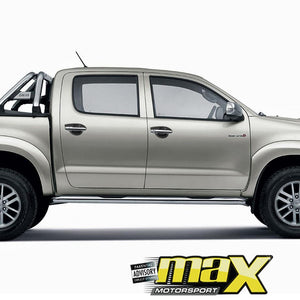 Toyota Hilux (16-On) Matte Black Door Cups maxmotorsports