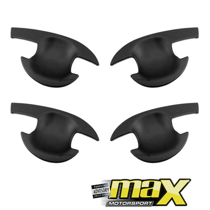 Toyota Hilux (16-On) Matte Black Door Cups maxmotorsports