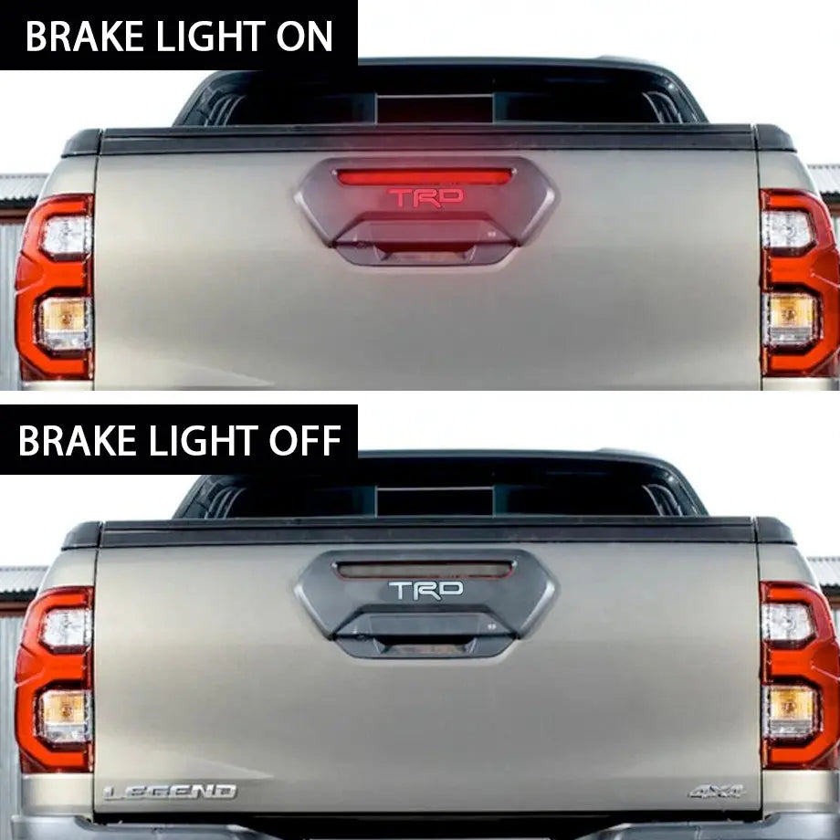 Toyota Hilux (20-On) TRD Logo LED Tailgate Handle Surround Max Motorsport