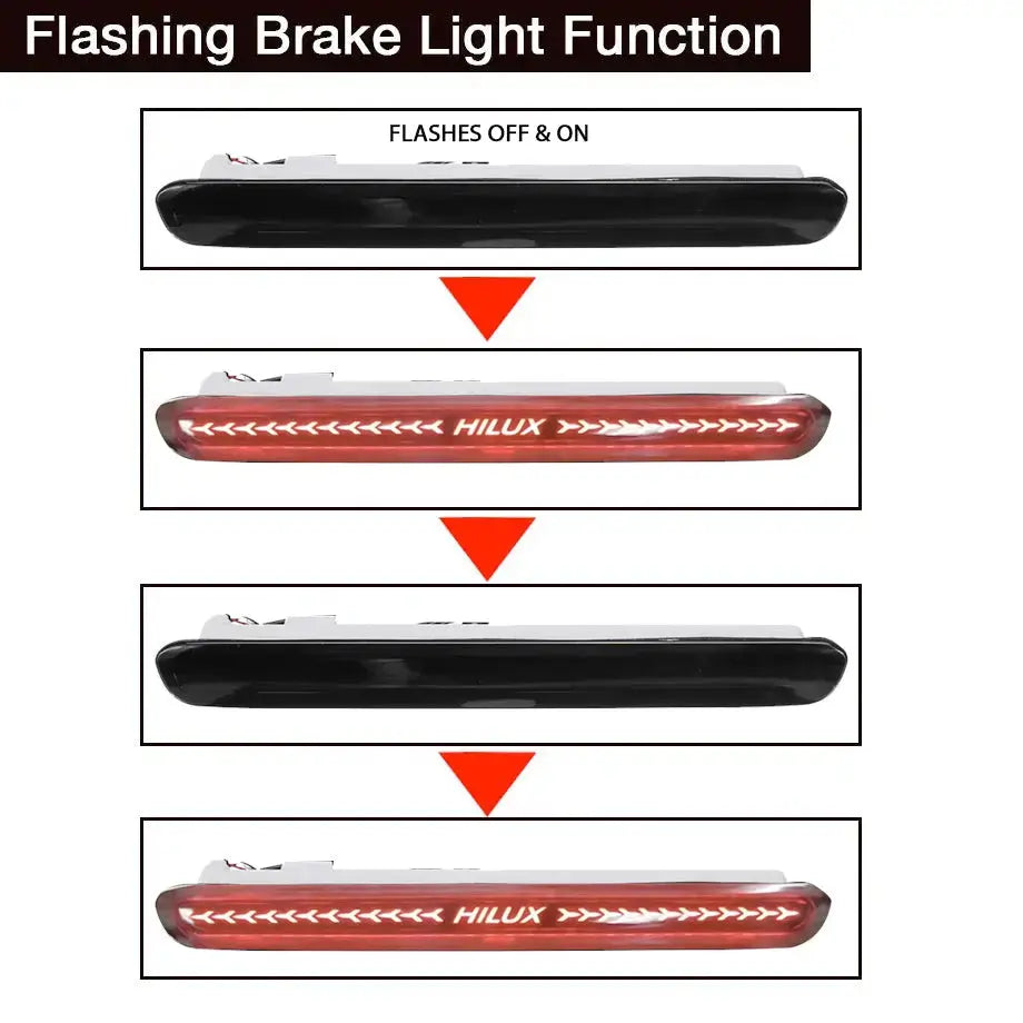 Toyota Hilux (21-On) GR Sport Style Dynamic LED Tailgate Brake Light Max Motorsport