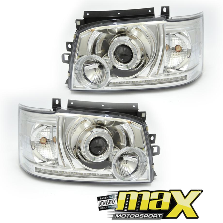 Toyota Quantum Angel Eye Headlights (Chrome) maxmotorsports