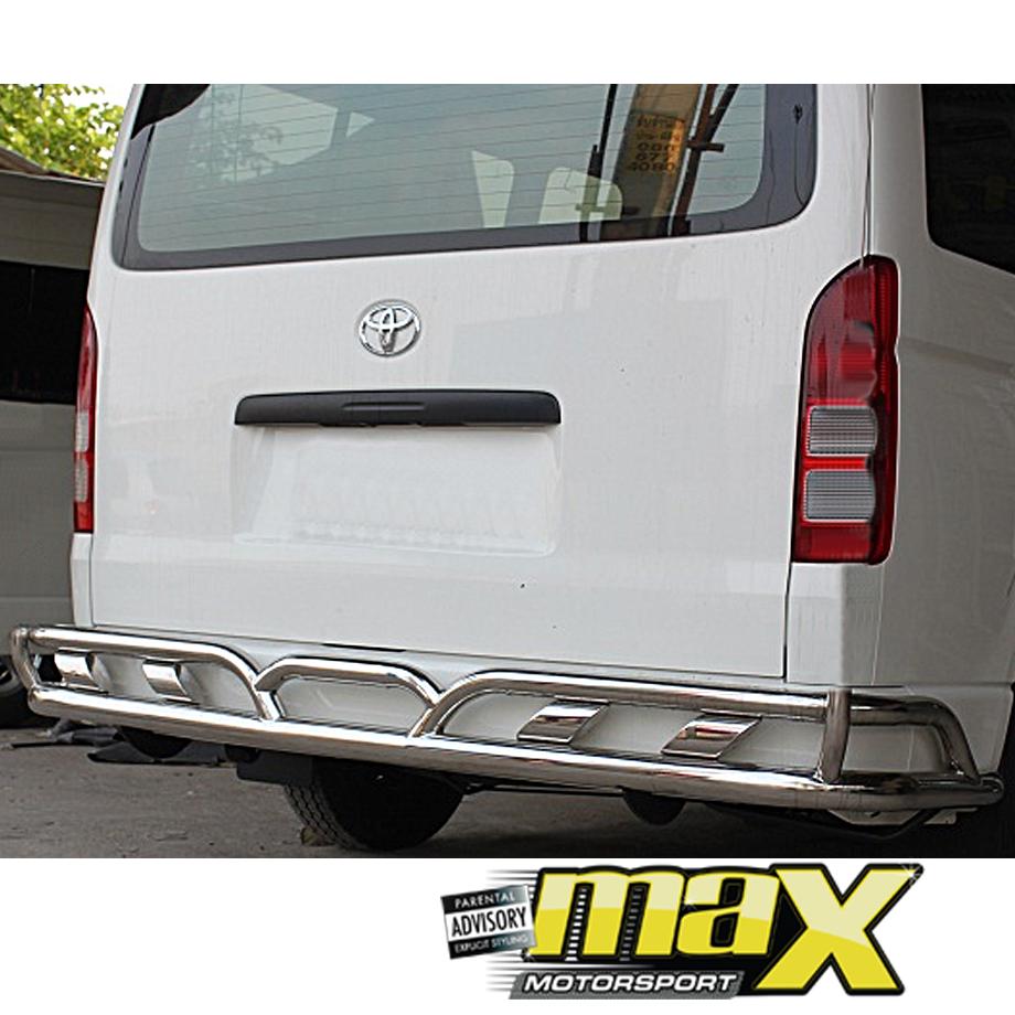 Toyota Quantum Rear Toyota Quantum Chrome Rear Bar – Max Motorsport