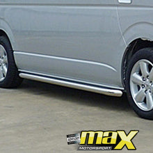 Load image into Gallery viewer, Toyota Quantum Chrome Side Step Bar maxmotorsports
