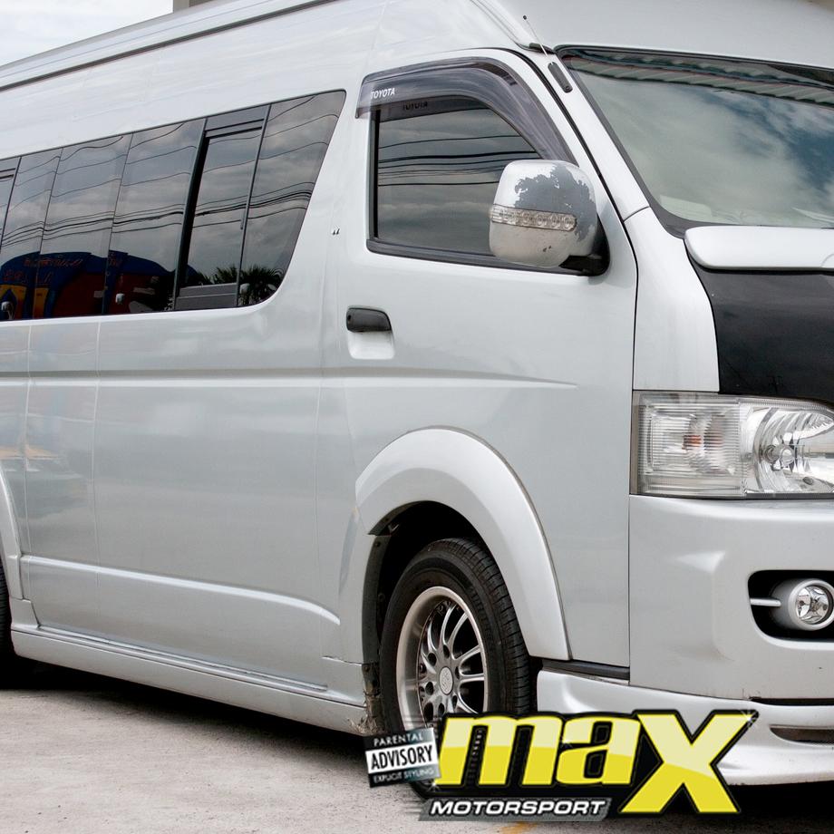 Toyota Quantum (05-On) Smooth White Plastic Wheel Arches – Max Motorsport