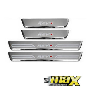 Toyota Revo Aluminium Step Sill With Revo Logo maxmotorsports