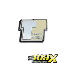Load image into Gallery viewer, Toyota T Sport Chrome Badge - Assorted Colours maxmotorsports
