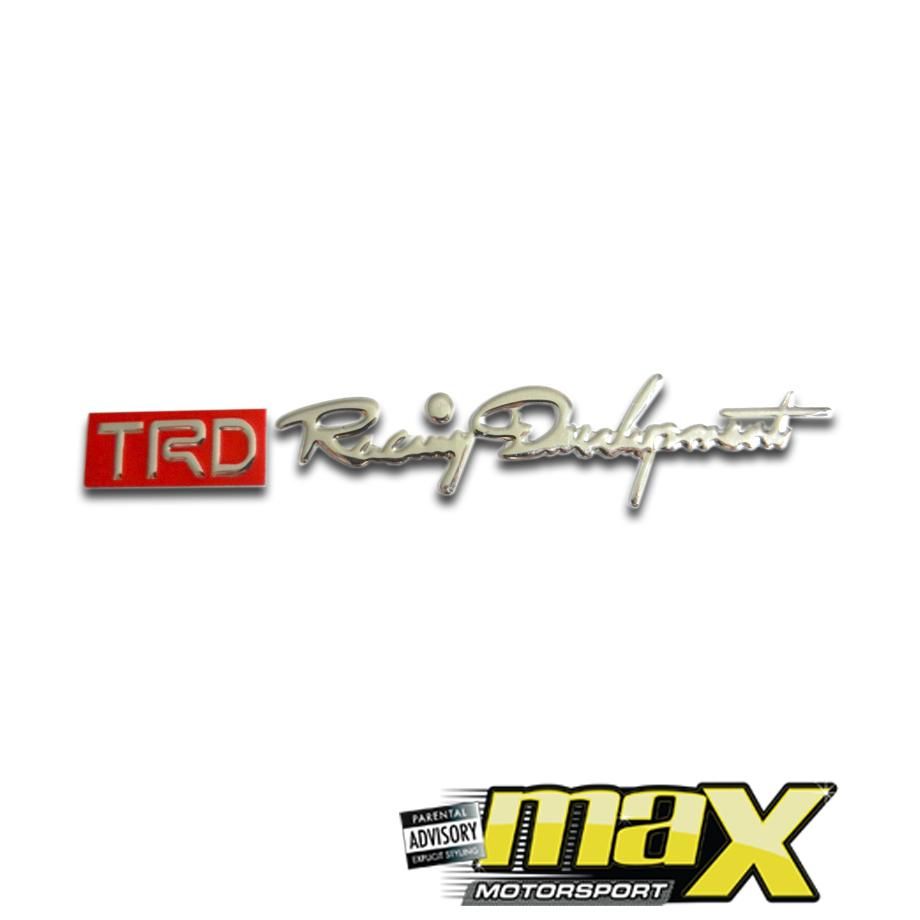 Toyota TRD Racing Development Badge maxmotorsports