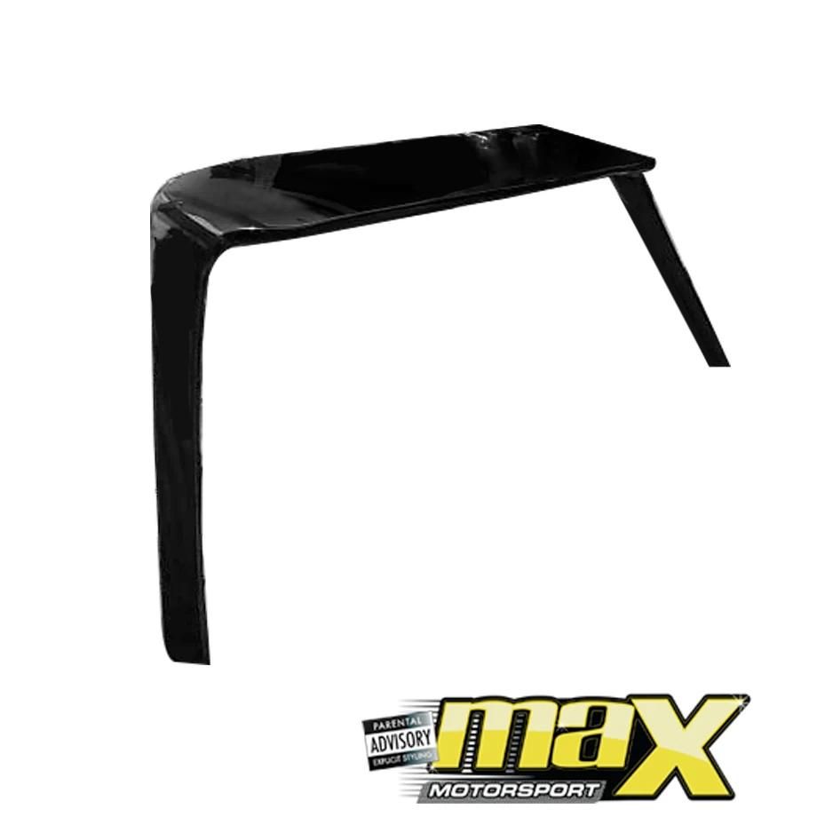 Toyota Tazz / Conquest Gloss Black Plastic Roof Spoiler maxmotorsports