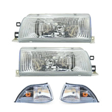 Load image into Gallery viewer, Toyota Twincam (88-93) Crystal Headlights With Corner Lamps Max Motorsport
