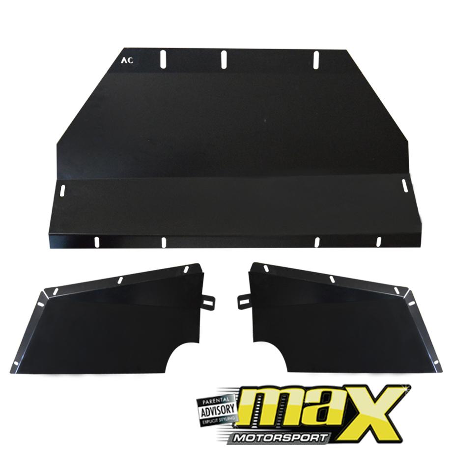 Toyota Vigo Champ (12-15) -Steel Skid Plate - 3 Piece maxmotorsports