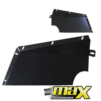 Toyota Vigo Champ (12-15) -Steel Skid Plate - 3 Piece maxmotorsports