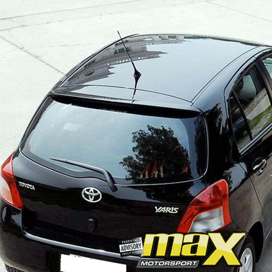 Toyota Yaris Hatch (06-11) Unpainted Plastic Roof Spoiler maxmotorsports