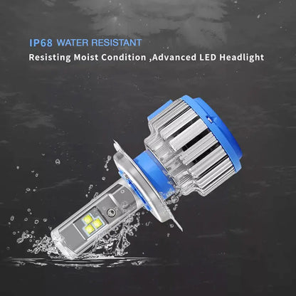 Turbo LED Canbus Headlight Bulb Kit - H4 Max Motorsport