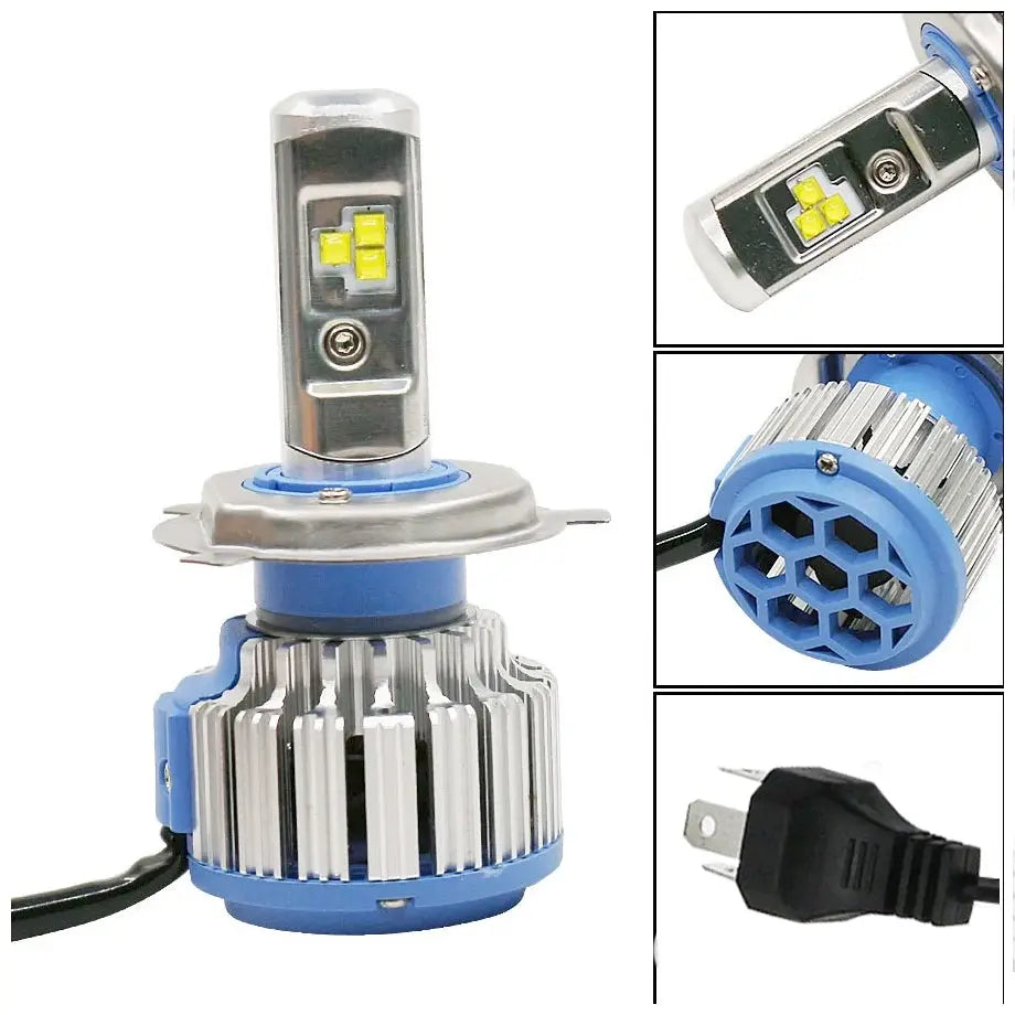 Turbo LED Canbus Headlight Bulb Kit - H4