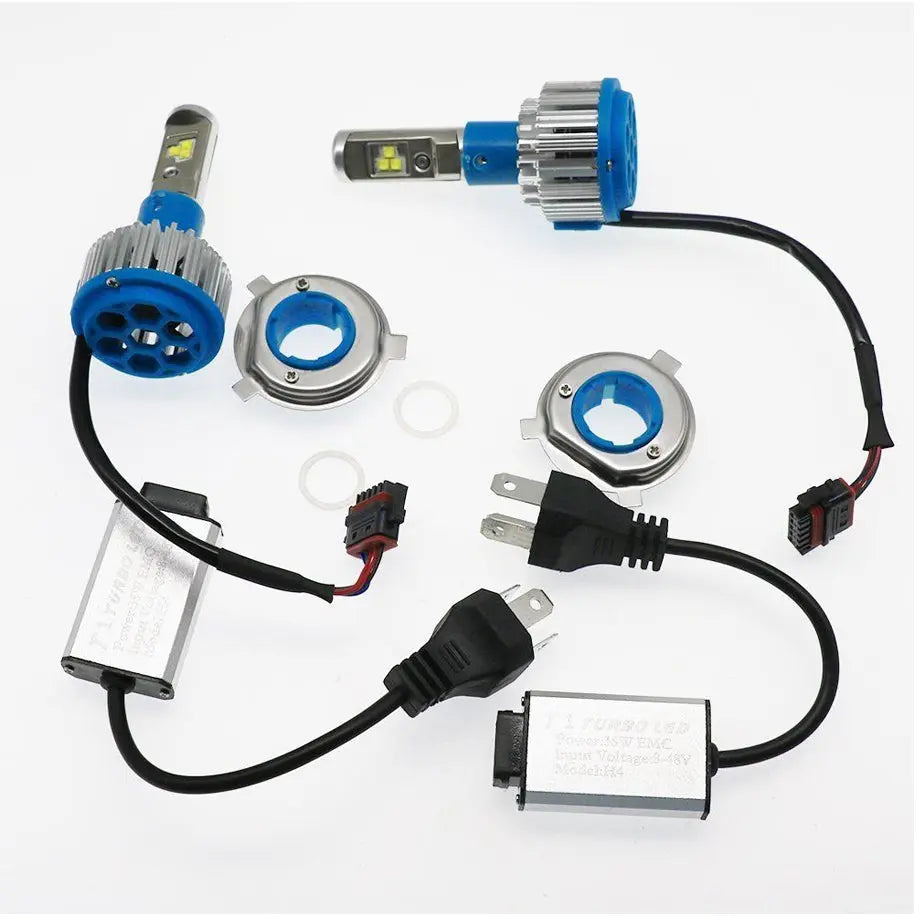 Turbo LED Canbus Headlight Bulb Kit - H4 Max Motorsport