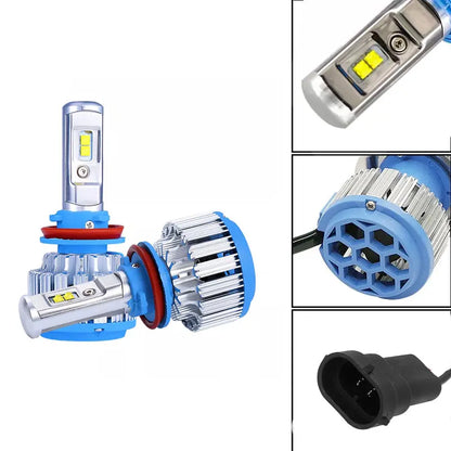 Turbo LED Canbus Headlight Bulb Kit - H8 Max Motorsport