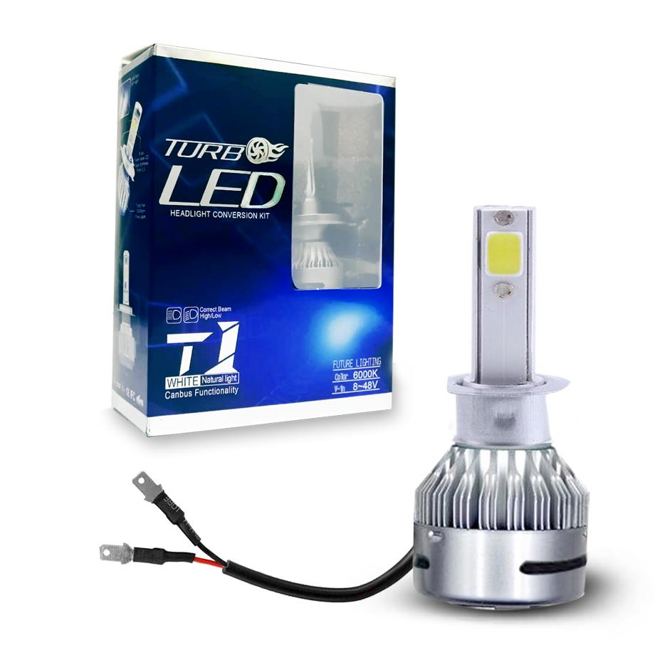 Turbo LED Headlight Bulb Kit - H3 Max Motorsport