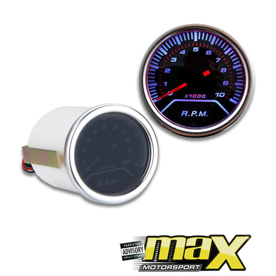 Type-R 2 Inch Smoked Gauge - Rev Counter – Max Motorsport