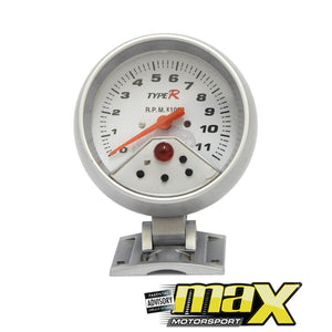Type-R 3.75" Tachometer With Shift Light (7 Colour) maxmotorsports