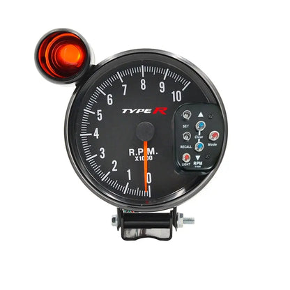 Type-R 5 Inch Tachometer With Shift Light (7 Colour) maxmotorsports