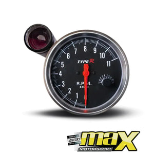 Type-R 5 Inch Tachometer With Shift Light maxmotorsports