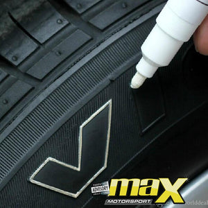 Tyre Pen Marker - (White) maxmotorsports