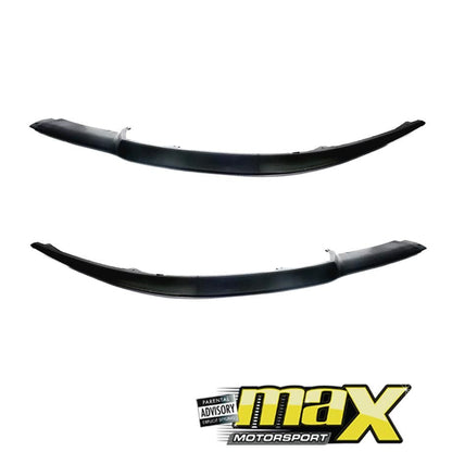 Universal 2-Piece Cupra Style Plastic Front Spoiler maxmotorsports