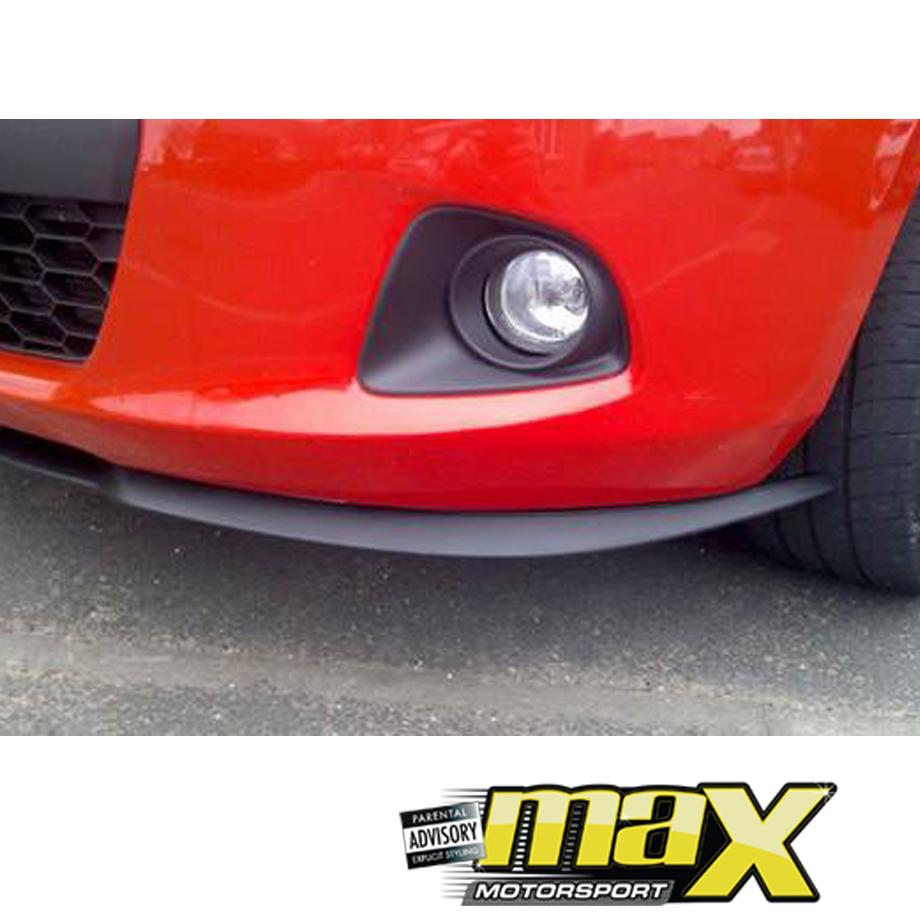 Universal 2-Piece Cupra Style Plastic Front Spoiler maxmotorsports