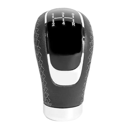 Universal 5-Speed Leather Look Gear Knob (Black) maxmotorsports