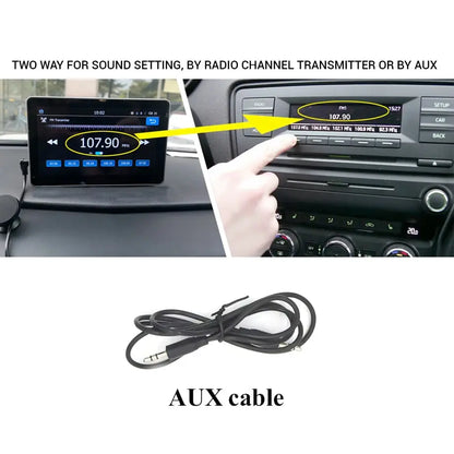 Universal 7 Inch Porable Navigation & Entertainment System With Android Auto & Apple Car Play Max Motorsport