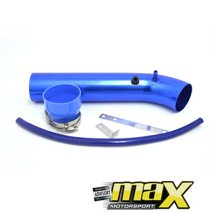 Universal Aluminium Induction Kit 45deg Bend Pipe maxmotorsports