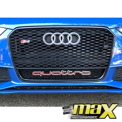 Universal Audi Quattro Grille Badge maxmotorsports